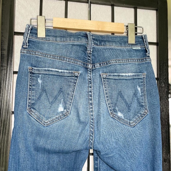 MOTHER Denim Super Stunner Ankle in Racing Hearts - Picture 5 of 7